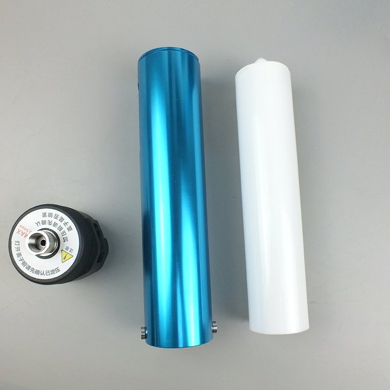 Musashi Style Card Sleeve Seal Blue 300/330 Metal Dispensing Barrel Cylinder Pneumatic Adhesive Cartridge