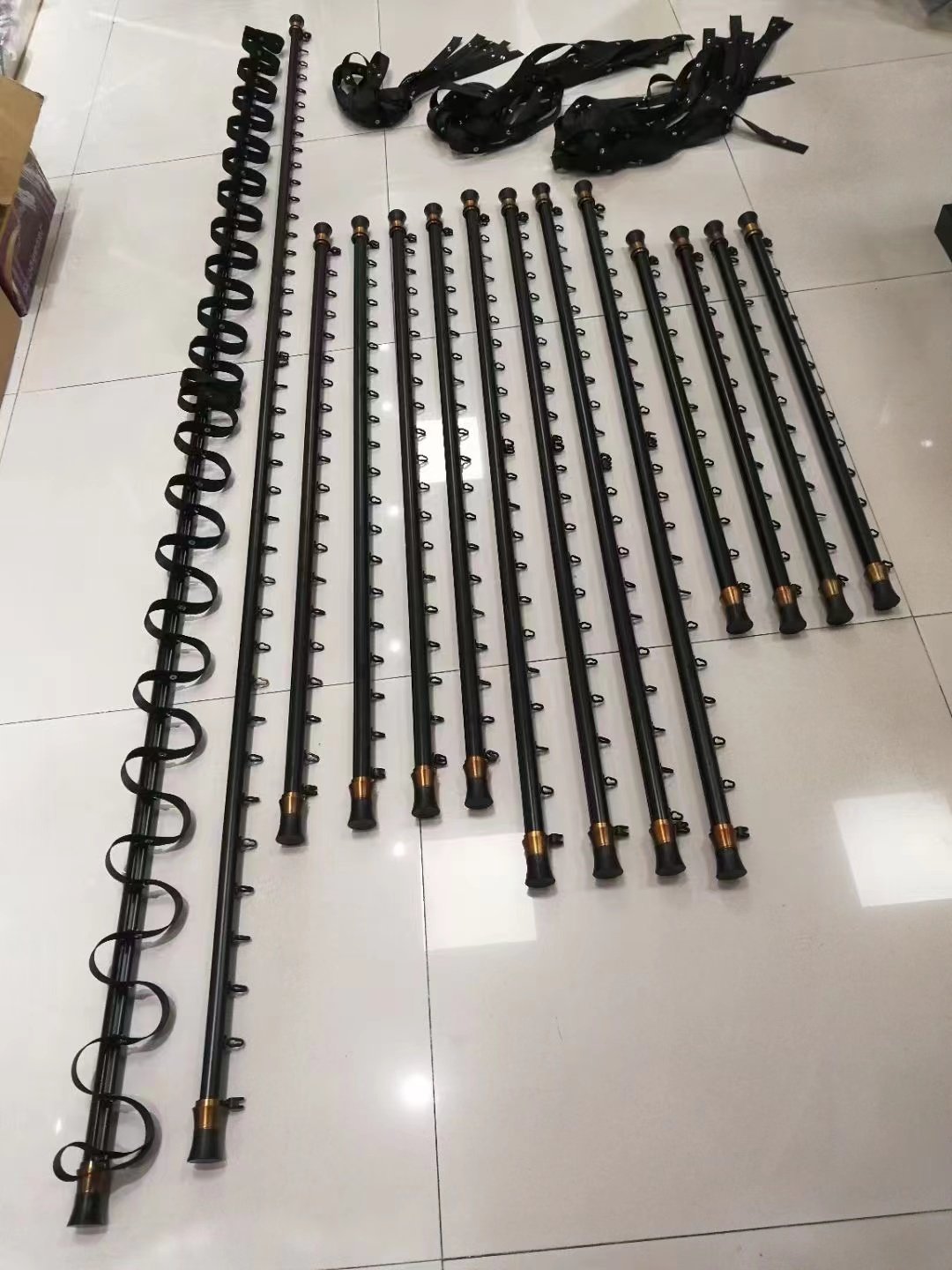 Curtain Rods Customized Modern Single Aluminum Alloy Metal Curtain Rod With Head Rails Accessories For Household Use