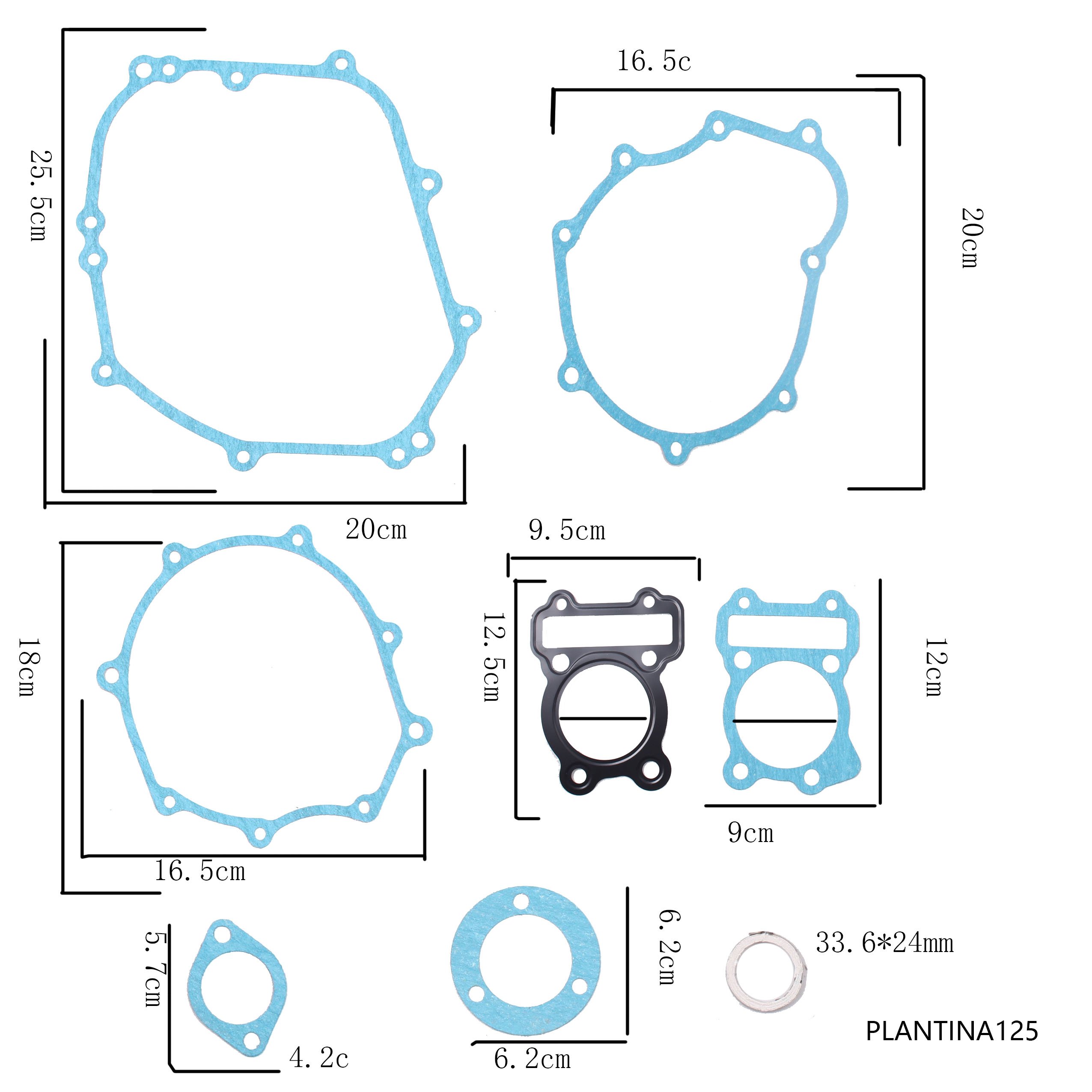 High quality PULSAR220 motorcycle engine gasket set for Bajaj