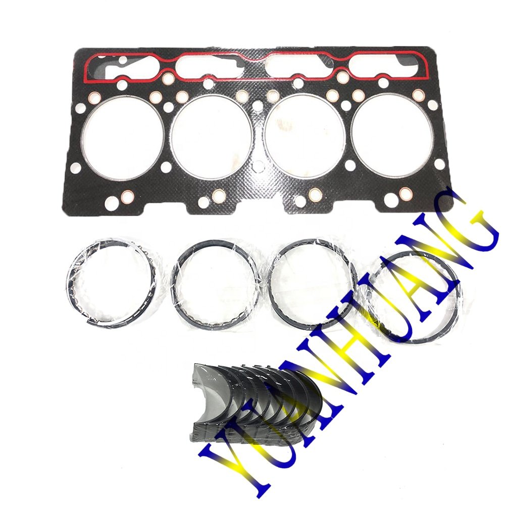 Good quality YC4D80-K20 engine head gasket with piston ring connecting rod bearing set con-rod bearing FOR YuChai engine