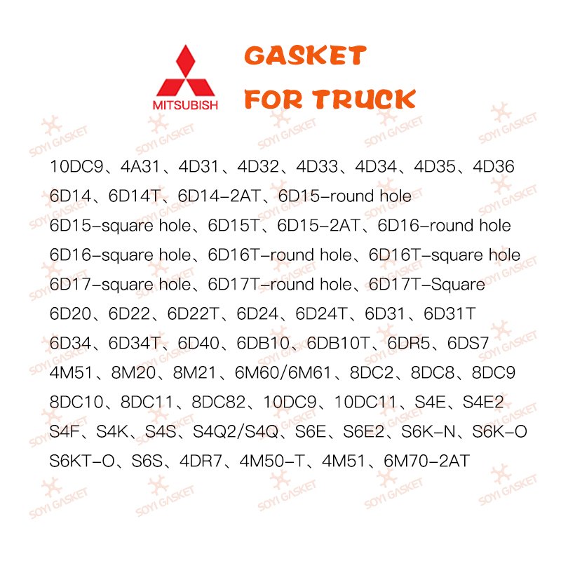 Engine gasket repair kit for 4G63 16V OEM MD346924 Engine automotive Engine Parts MITSUBISHI