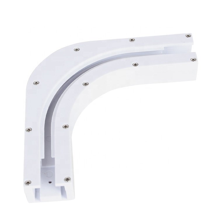 Cheap Price Motorized Curtain Poles Rail 90 Degree Connect Part Accessories