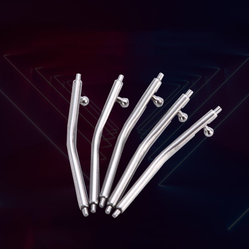 Yunse Hot-sale 304 Stainless Steel Watch Spring Pin For Smart Watch Quick Release Spring Bar For Curved End Watch Strap