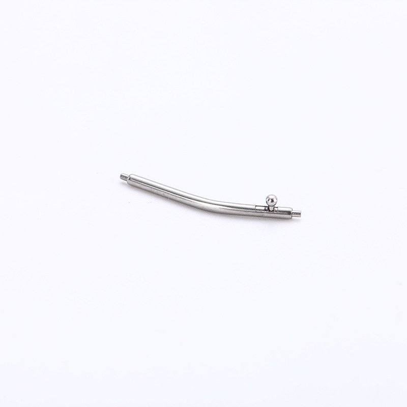 Yunse Hot-sale 304 Stainless Steel Watch Spring Pin For Smart Watch Quick Release Spring Bar For Curved End Watch Strap