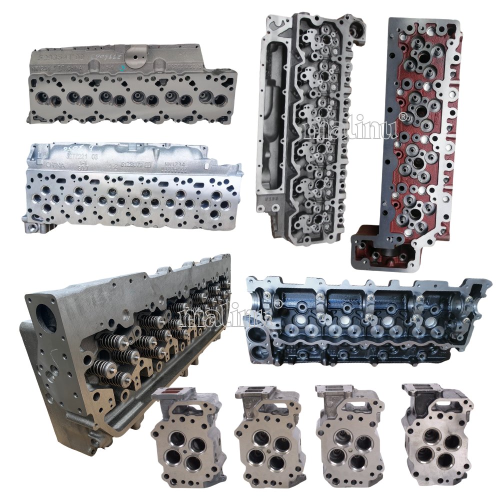 Diesel Engine Cylinder Head Assy for Caterpillar Perkins Cummins Komatsu Mitsubishi Hino Yanmar Kubota Isuzu Volvo