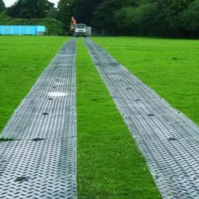 4x8 ft hdpe ground protection mat interlocking heavy duty lawn road protection mats