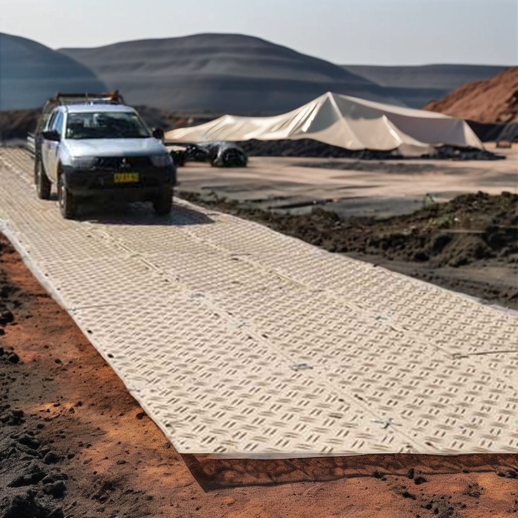 120 Ton HDPE UHMWEP Ground Protection Mats HDPE Track Mat