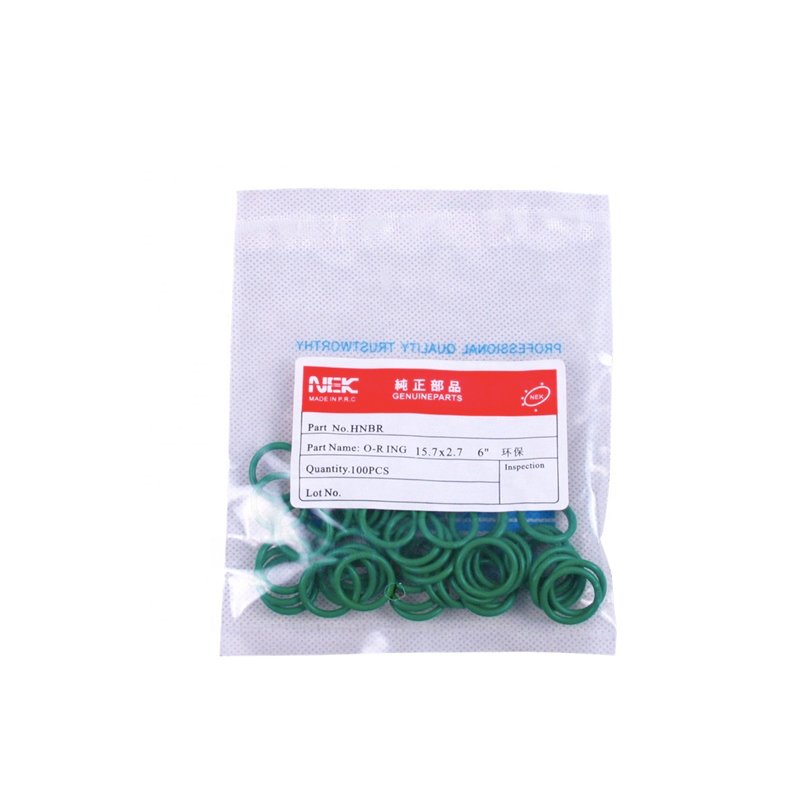 new eco-friendly HNBR 100 PCS 15.7*2.7 6mm Rubber O-Ring HVAC sealing rings Car Air Conditioning valve R134a R12 nbr rubber ring