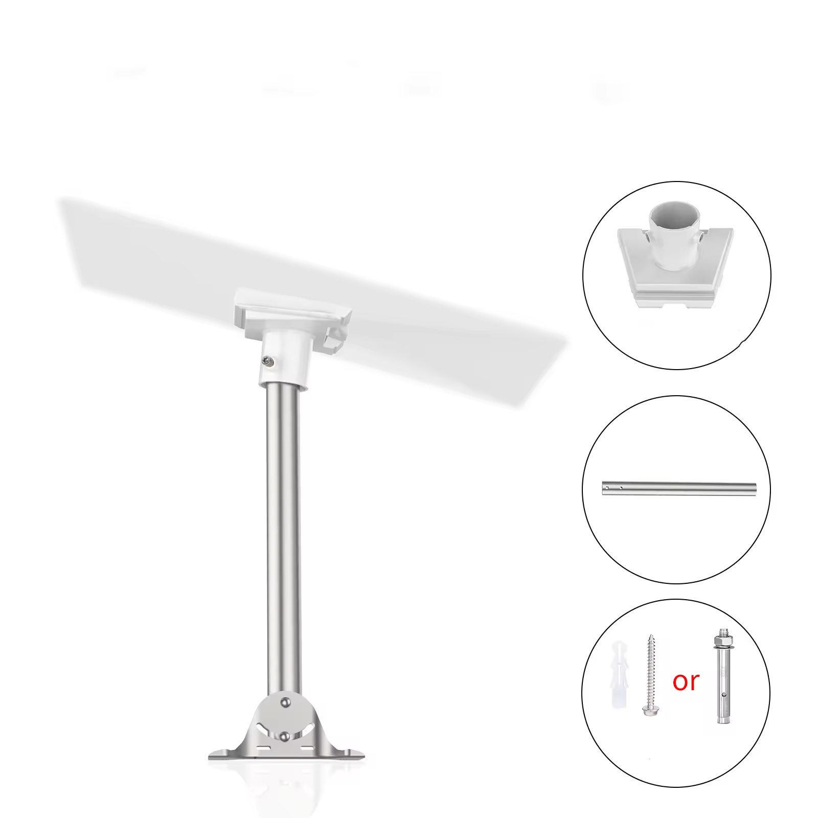 Starlink Gen 3 Long Wall Installed Connecting Rod Mount Roof Adapter metals Bracket v3 Shelves
