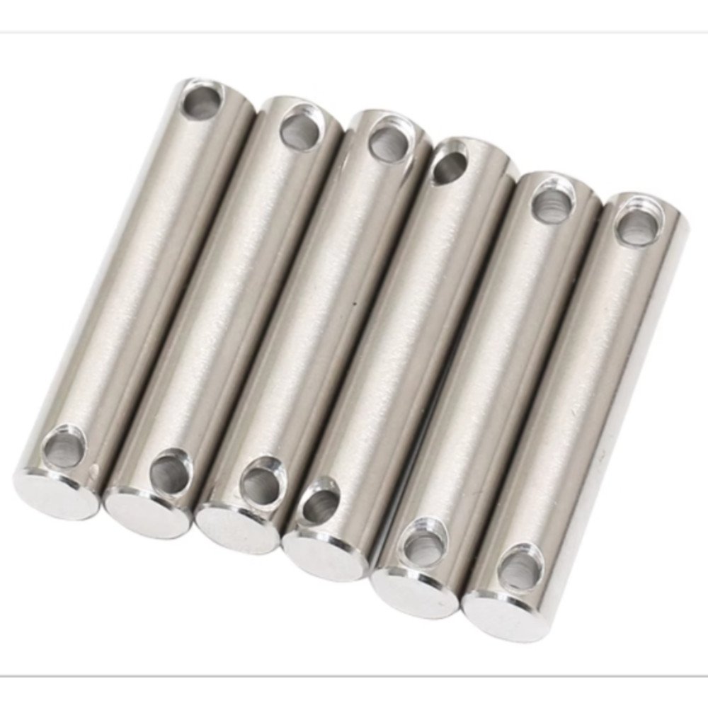 Connecting rod pin for construction machinery with high load-bearing capacity and anti-corrosion for bucket.