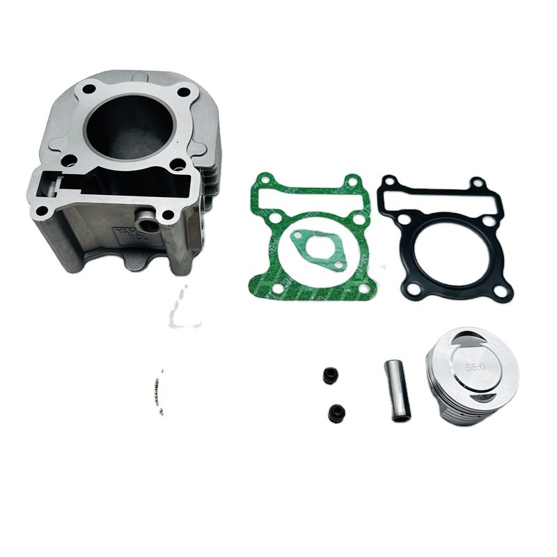 Motorcycle Engine Parts Cylinder Kit 55mm with Gasket Head Piston Ring Block for yamaha JOG110 S7