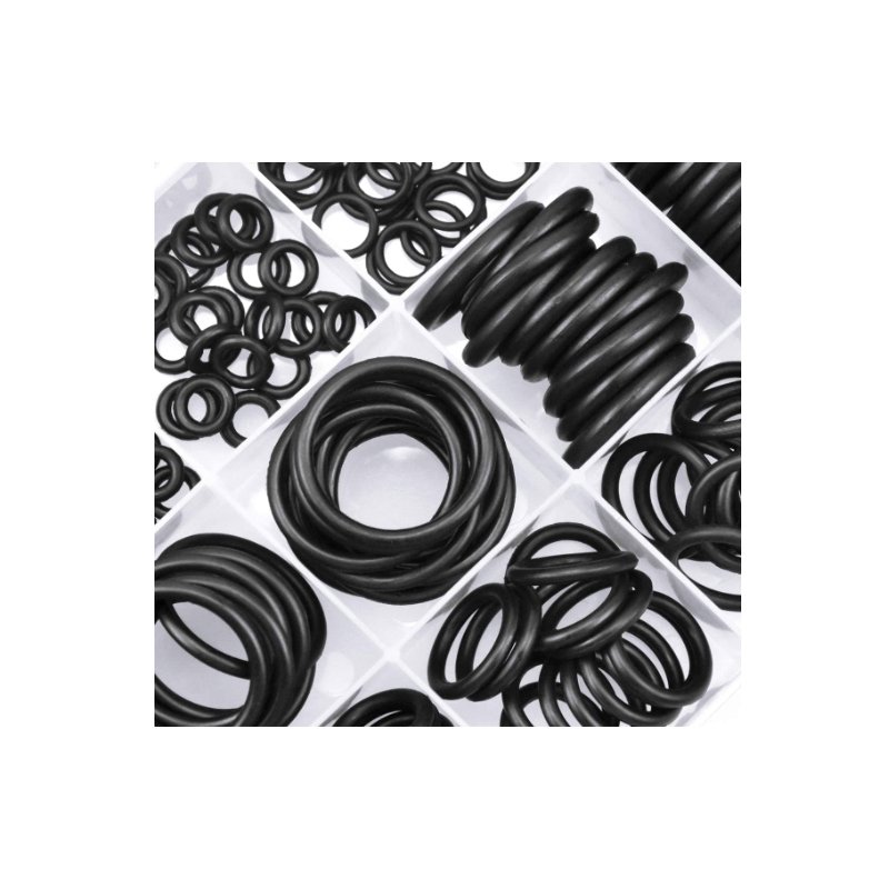 Universal 18-Sized Black Cylinder Head Gasket Kits for Automobile Air Conditioning Compressor Parts High Quality and Durable