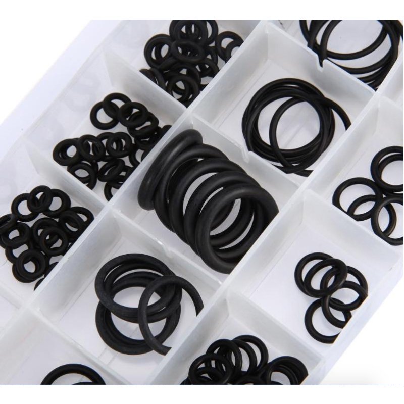 Universal 18-Sized Black Cylinder Head Gasket Kits for Automobile Air Conditioning Compressor Parts High Quality and Durable