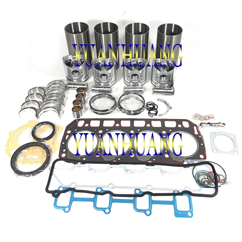 W04D engine rebuild kit wtih full gasket kit FOR HINO W04D diesel engine cylinder liners piston&rings bearings washer
