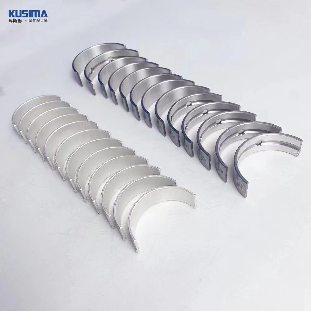 KUSIMA Engine Main Bearing Connecting Rod Bearings Set For BMW N52 N54 N55 11217627033 11247628035/034 Crankshaft Bearing + 050