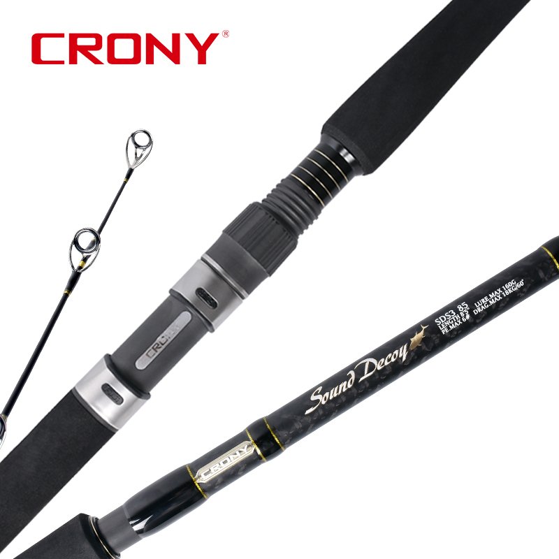 Sound Decoy Series High Modulus Carbon Fiber Fuji SIC Guide Fuji Reel Seat Long Casting GT Tuna Saltwater Boat Popping Rod