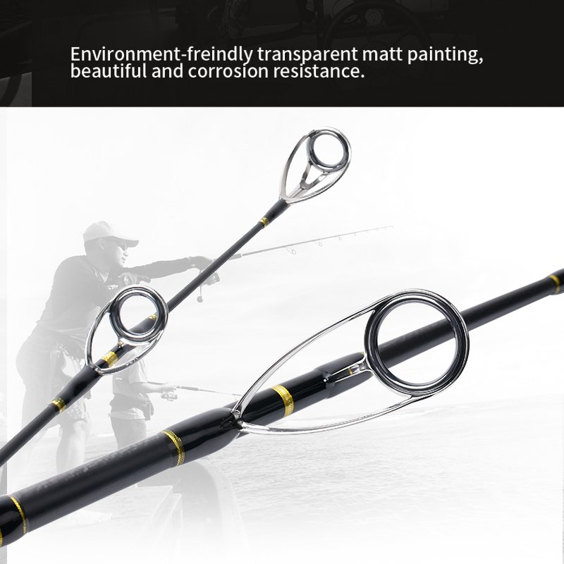 Sound Decoy Series High Modulus Carbon Fiber Fuji SIC Guide Fuji Reel Seat Long Casting GT Tuna Saltwater Boat Popping Rod