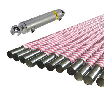 Chrome Plated Steel Rod Bar Hydraulic Cylinder Ck45 2jz K24 5.3 Forged Piston And Connecting Rod Shaft For Conveying Machinery