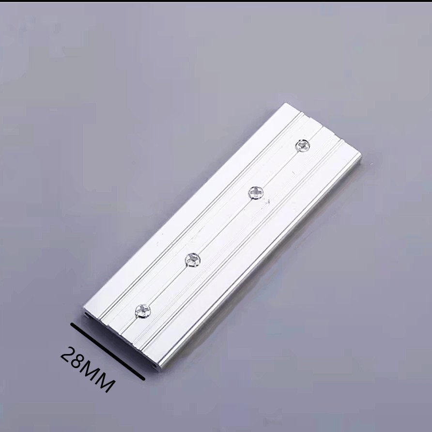 Trond Modern Design 6m Aluminum Alloy Rail Customizable 28# Jointer Curtain Rail Connecting Window Tracks & Accessories