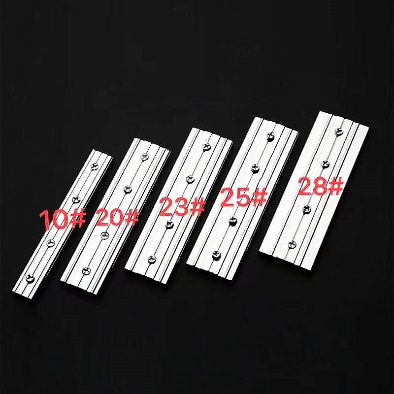 Trond Modern Design 6m Aluminum Alloy Rail Customizable 28# Jointer Curtain Rail Connecting Window Tracks & Accessories