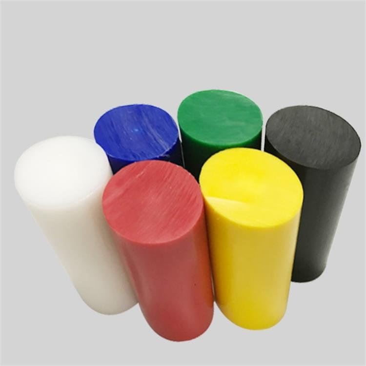 Colored solid nylon rod PA6 pin shaft coupling high wear resistant nylon bar Plastic Nylon Round Rod