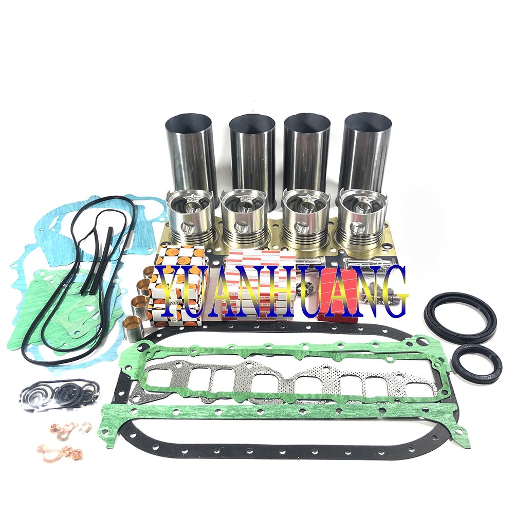 6D24 engine rebuild kit wtih full gasket kit FOR Mitsubishi 6D24 diesel engine cylinder liners piston&rings bearings washer