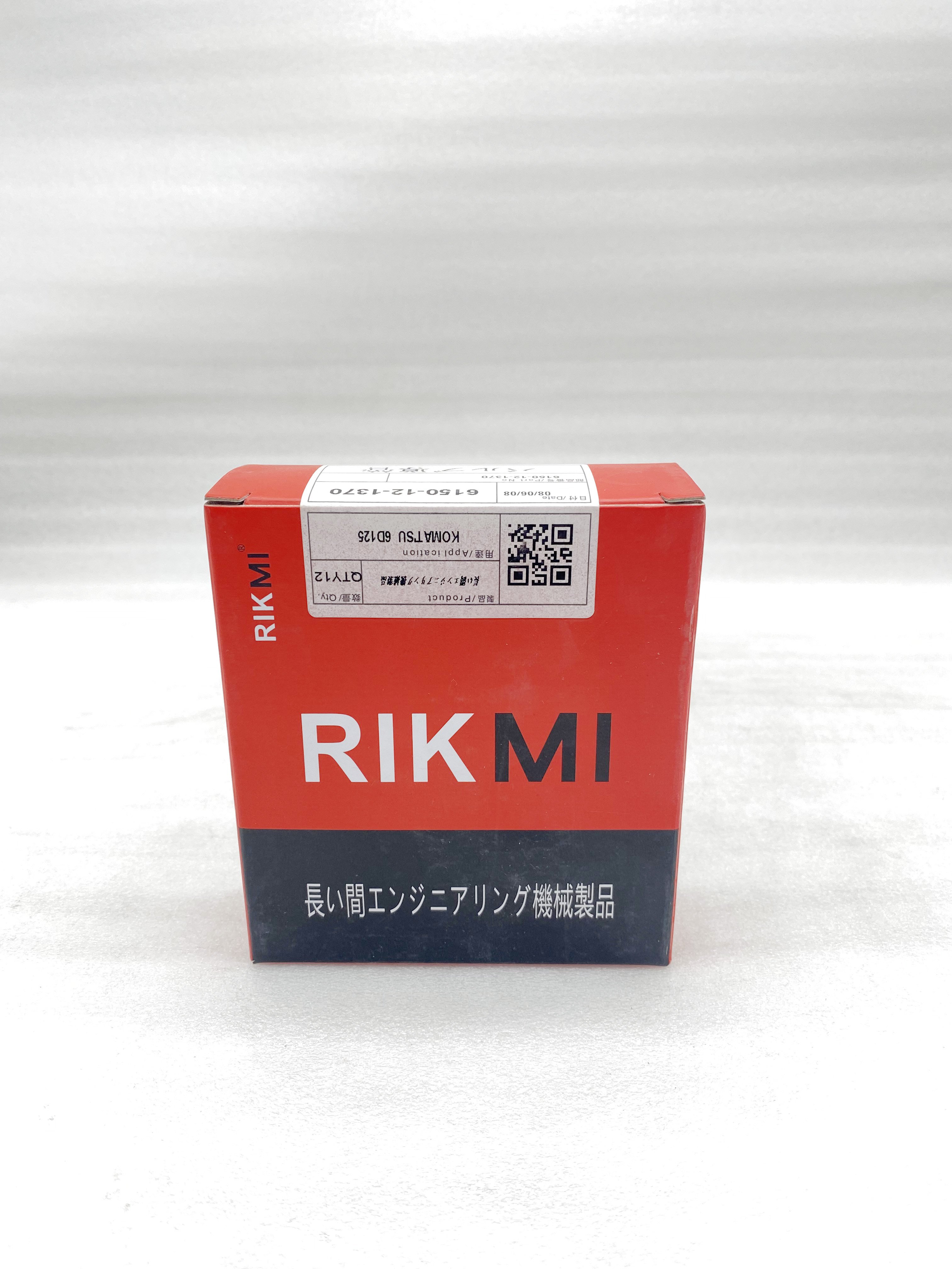 Rikmi 6D125 diesel engine cylinder head valve stem valve guide for Komatsu engine repair kit 6150-12-1370
