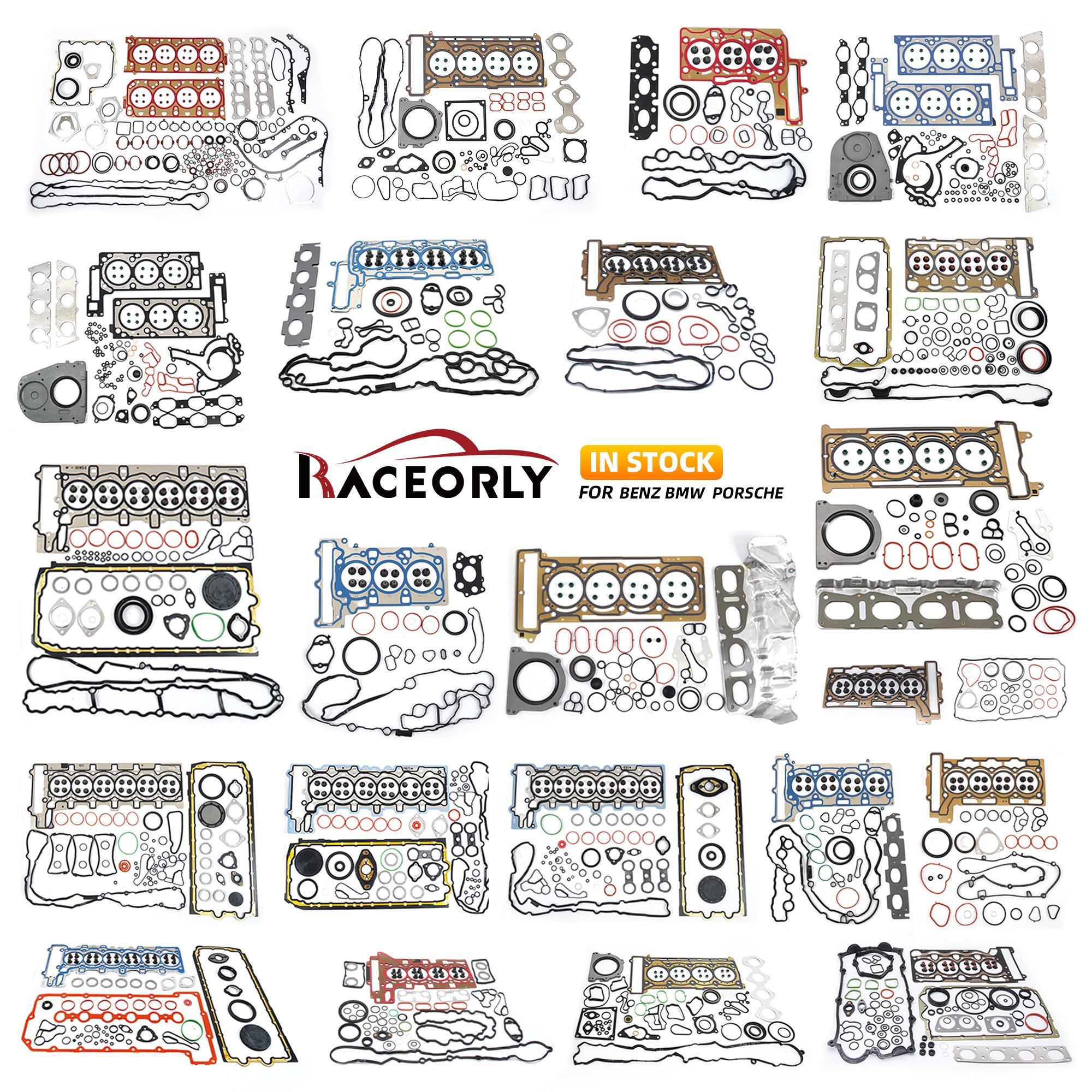 Car Engine Repair Kit 022103151D Overhaul Gasket Kit for AUDI Q7 3.6 VW GOLF 03H103383K 03H133237D 03H253039E 03H253050B STD BHK