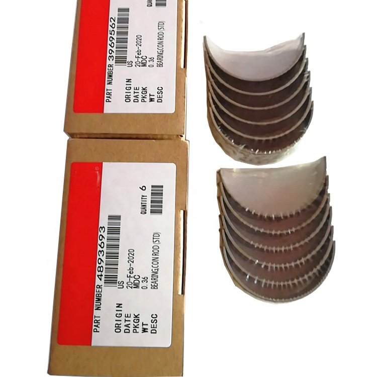 6BT connecting rod bearing set STD 3969562 4893693 3939859 diesel engine parts