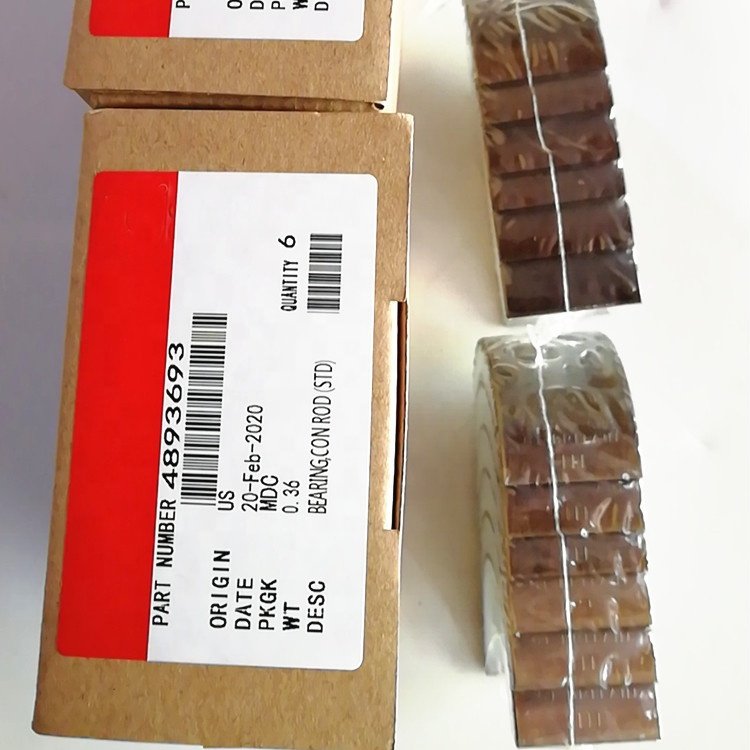 6BT connecting rod bearing set STD 3969562 4893693 3939859 diesel engine parts