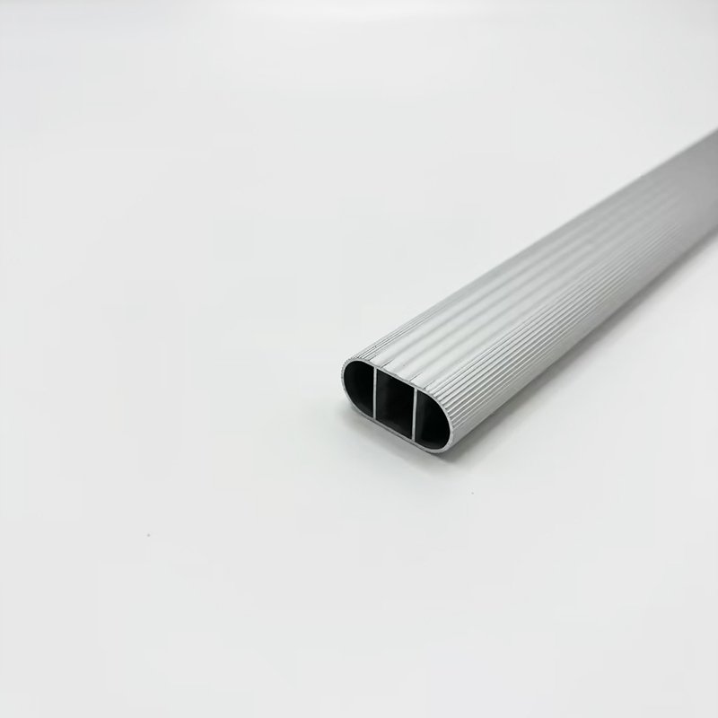 Factory direct sales modern aluminum alloy decorative tube clothes rail wardrobe hanging rod aluminum