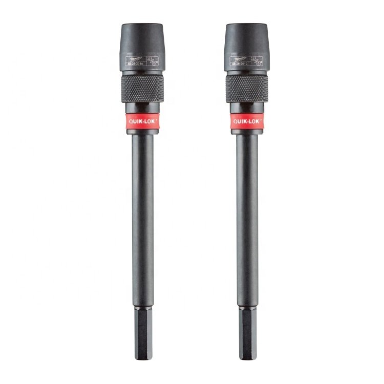 Milwauke QUIK-LOCK Hex Bit Extension, 3/8 in Drive, 6 in Overall Length, 3/8 in Shank, Drill Bit Extension Rod