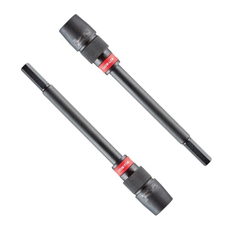 Milwauke QUIK-LOCK Hex Bit Extension, 3/8 in Drive, 6 in Overall Length, 3/8 in Shank, Drill Bit Extension Rod