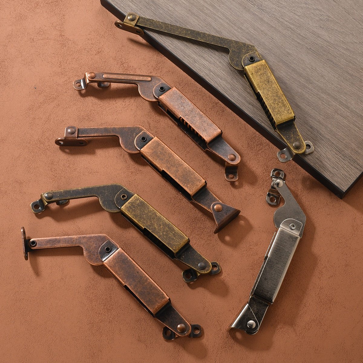 New Chinese Long Arm Spring Bending arm Support Hinge Bending Hand For Luggage Cabinet Support Frame