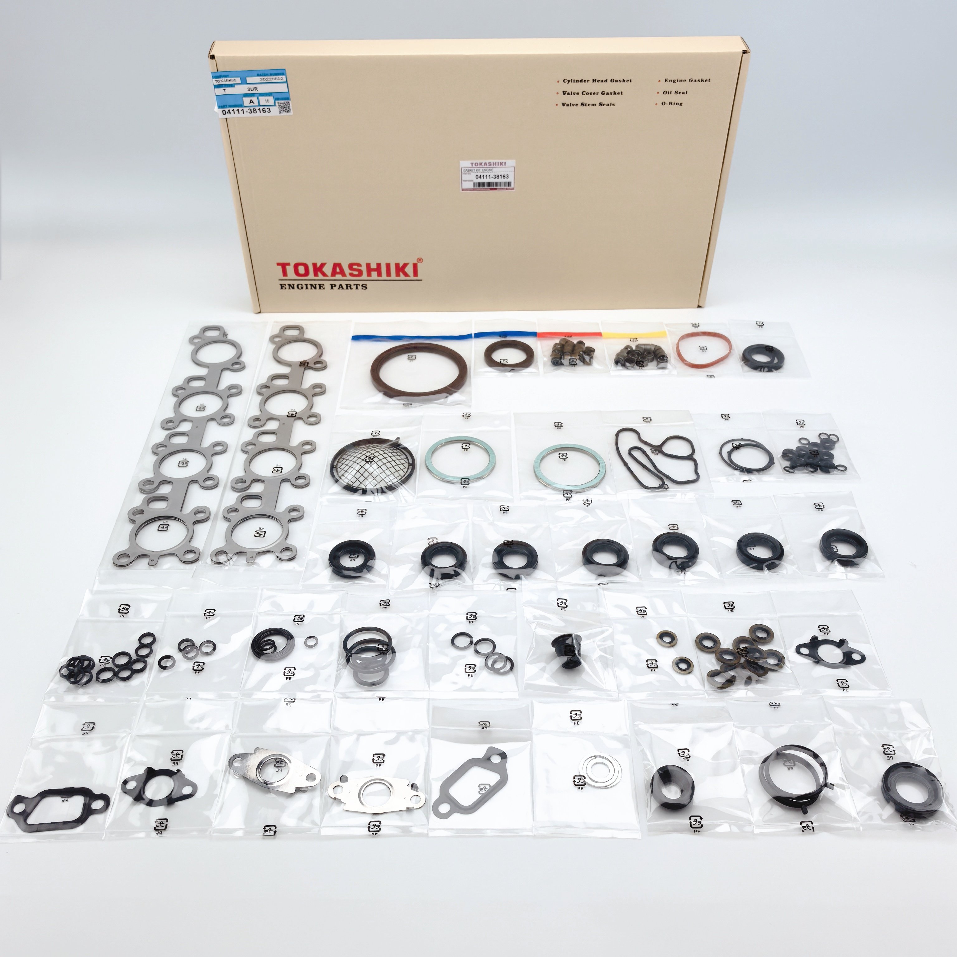Engine Overhaul Cylinder Head Gasket Kit for TOYOTA TOKASHIKI 04111-38160 3UR