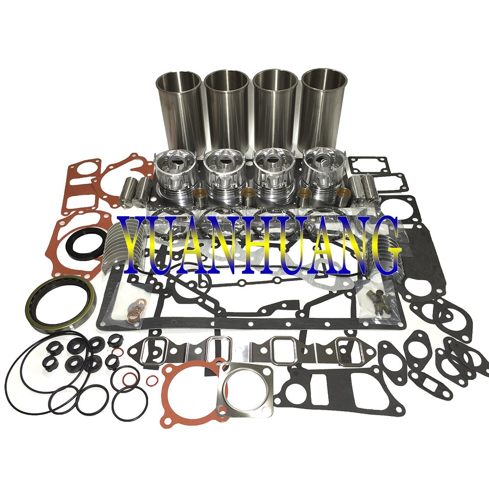 K25 engine rebuild kit wtih full gasket kit FOR Nissan K25 diesel engine cylinder liners piston&rings bearings washer