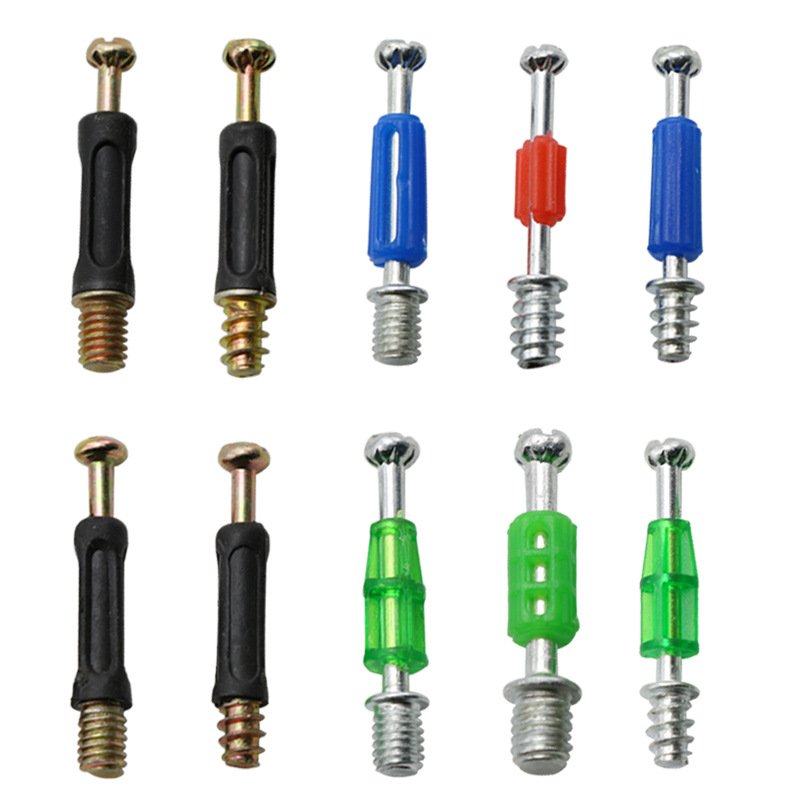 Furniture Bolt Connector Screw Eccentric Wheel Nut Assembly Accessory Cabinet Connection Fix Set Cam Connecting Rod Dowel Ass