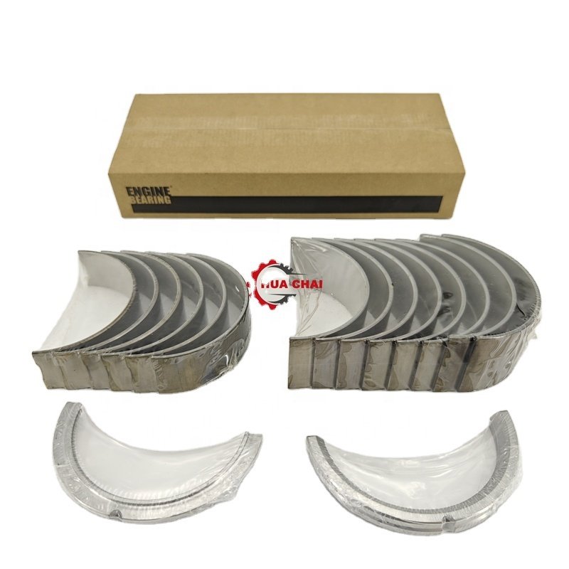 NT855 N14 Engine Parts Crankshaft Main Bearing Set 0.25mm 0.10 with Thrust bearing 3801261 connecting rod bearing for Cummins