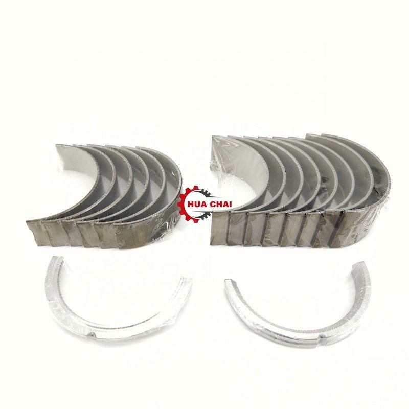 NT855 N14 Engine Parts Crankshaft Main Bearing Set 0.25mm 0.10 with Thrust bearing 3801261 connecting rod bearing for Cummins
