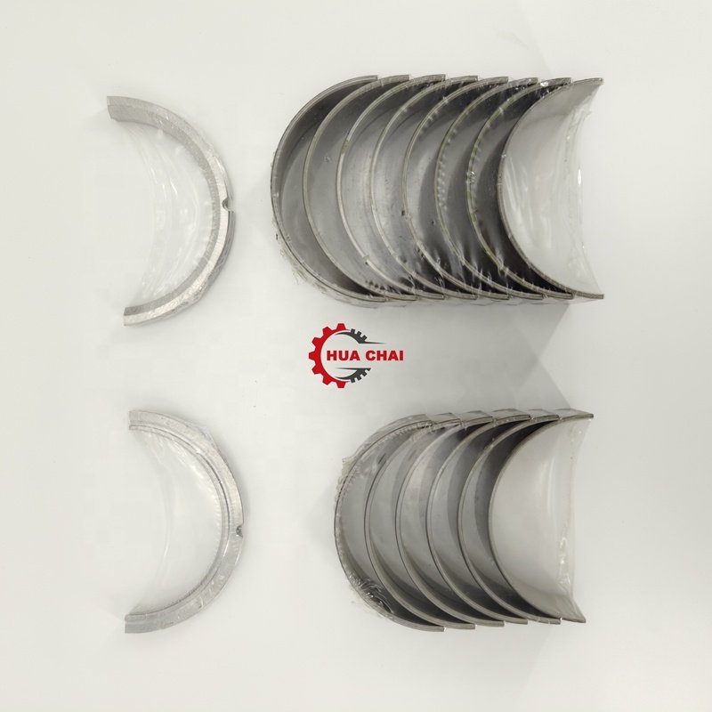 NT855 N14 Engine Parts Crankshaft Main Bearing Set 0.25mm 0.10 with Thrust bearing 3801261 connecting rod bearing for Cummins