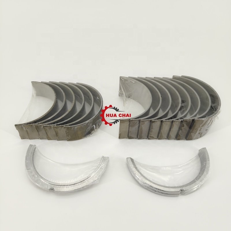 NT855 N14 Engine Parts Crankshaft Main Bearing Set 0.25mm 0.10 with Thrust bearing 3801261 connecting rod bearing for Cummins