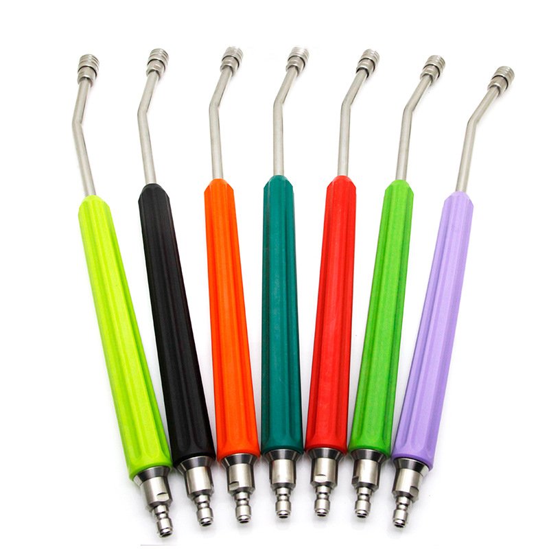 1/4 QC High Pressure Gun Wand Replacement Water Gun Extension Rod Stainless Steel Cleaning Washer Lance Extension Wand