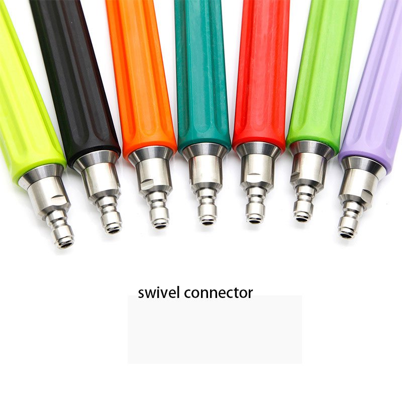 1/4 QC High Pressure Gun Wand Replacement Water Gun Extension Rod Stainless Steel Cleaning Washer Lance Extension Wand