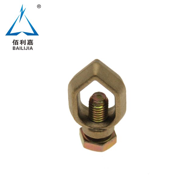 2024 Factory Wholesale High Quality Brass Earth A Clamp Electric Grounding Earth Conductor Clamp