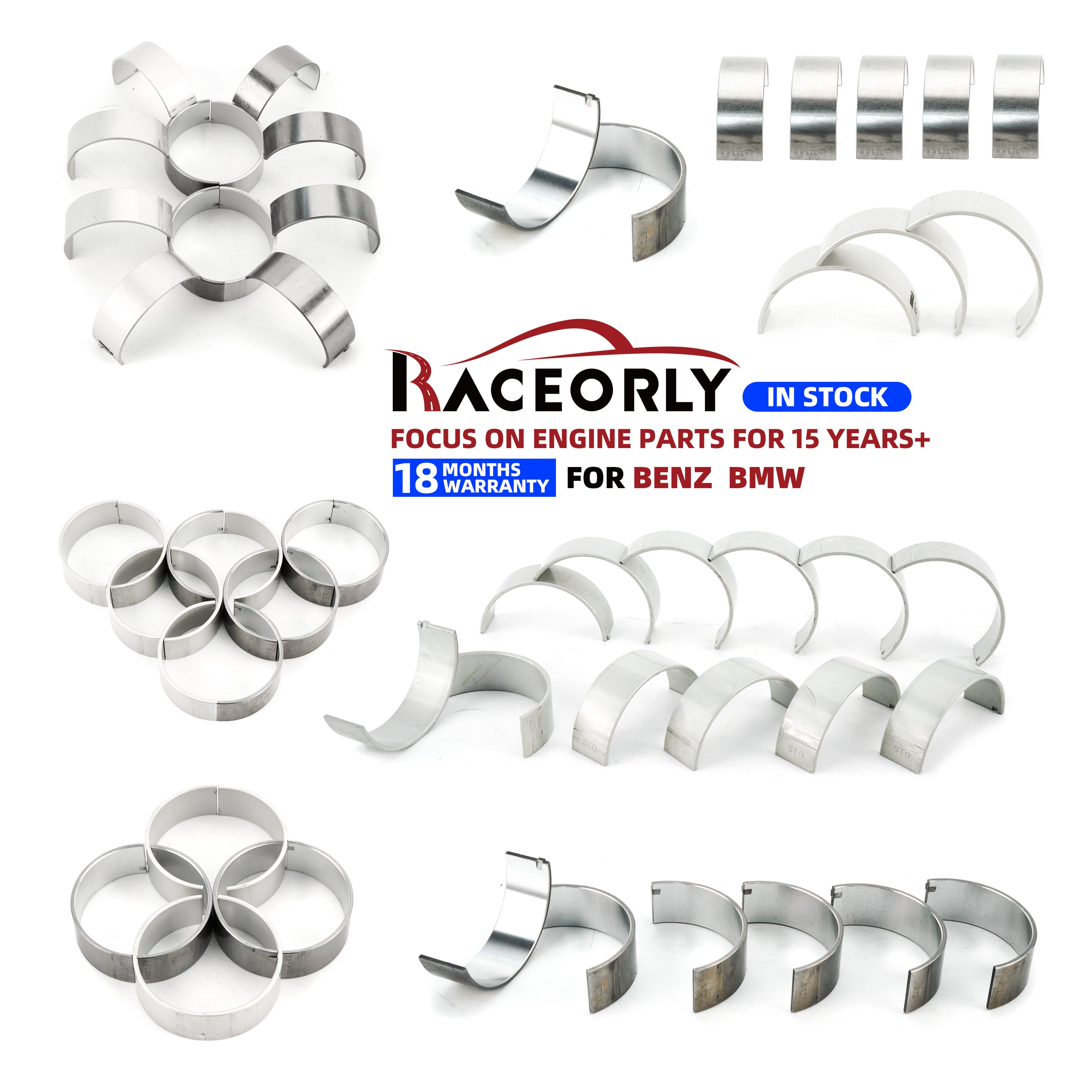 Professional Engine Bearing Con Rod Bearing 07l105701d 07l105701e for C63.0T Q7 A5 A8 Touareg 3.0T CJT