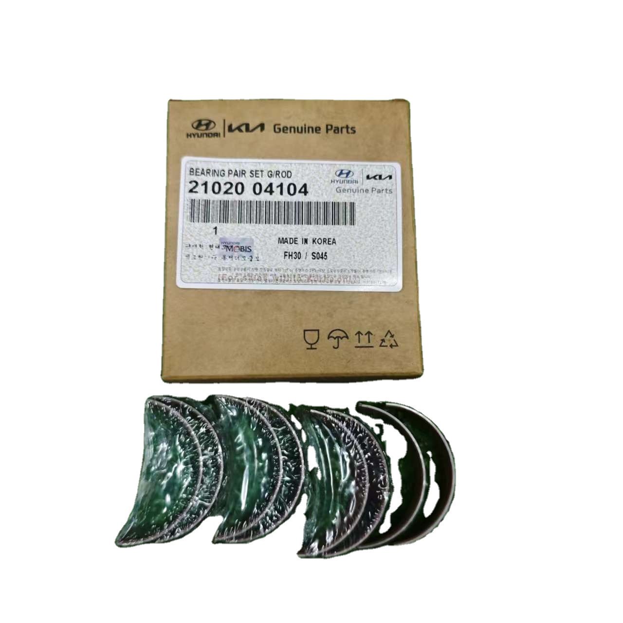 21020-04104Wholesale Hot Sale H yundai k ia Car Spare Parts Engine Main Bearing Set OEM 21020-04104 2102004104 21020 04104