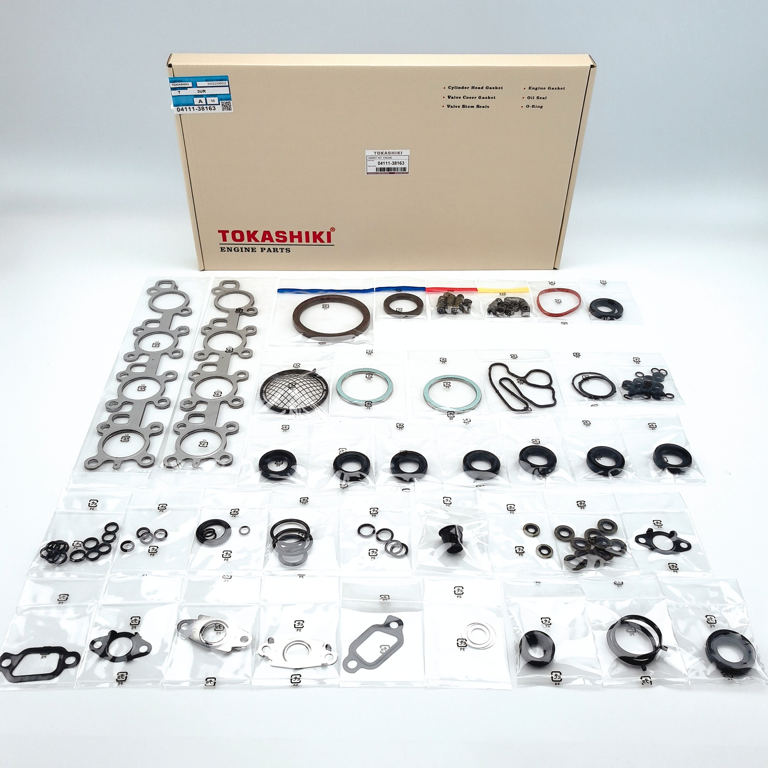 Engine Overhaul Cylinder Head Gasket Kit for TOYOTA 04111-38150 3UR TOKASHIKI
