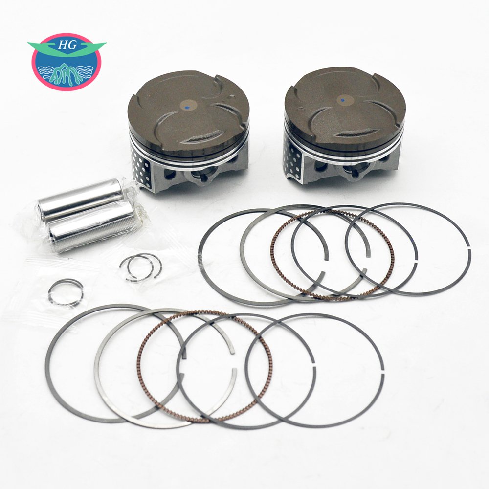 Z250-K Z250 Ninja250 67mm*2 300cc Motorcycle Cylinder Head Piston Rings Gasket Kit Motorcycle Cylinder for Kawasaki Modified