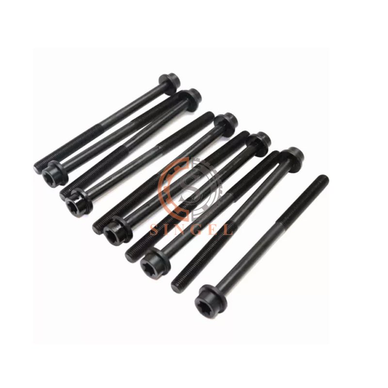 Head Bolts Set Fits Focus Milan MKZ MX-5 Miata CX-7 2.0L 2.3L 2.5L DOHC ES72207