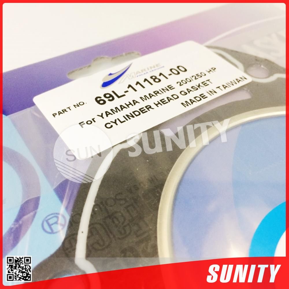 TAIWAN MADE A CLASS OEM 69L1118100 200HP 250HP CYLINDER HEAD GASKET FOR YAMAHA MARINE